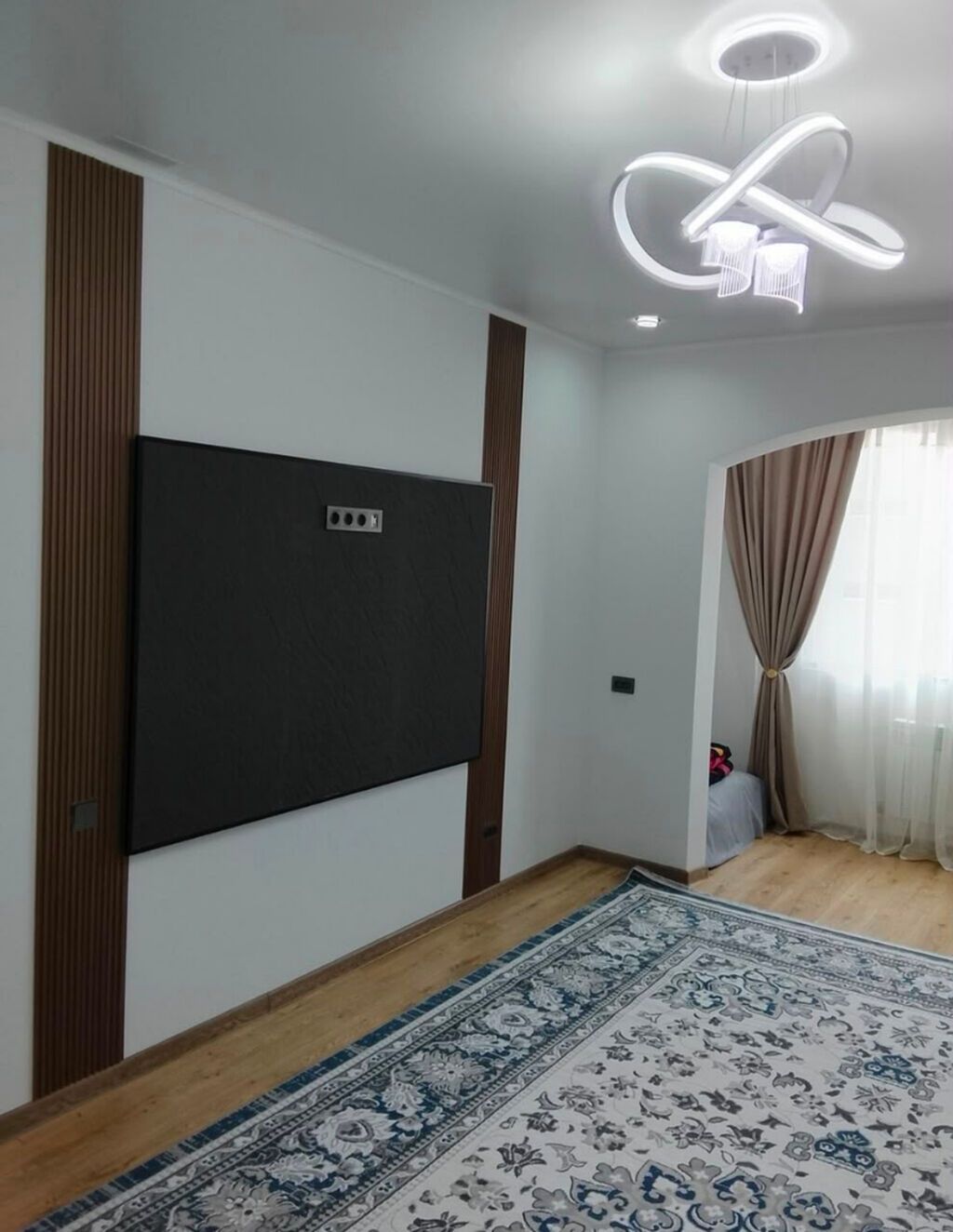 1 комната, 43 м², Киргизия 1 106 серия улучшенная, 5 этаж, Косметический ремонт: фото 6