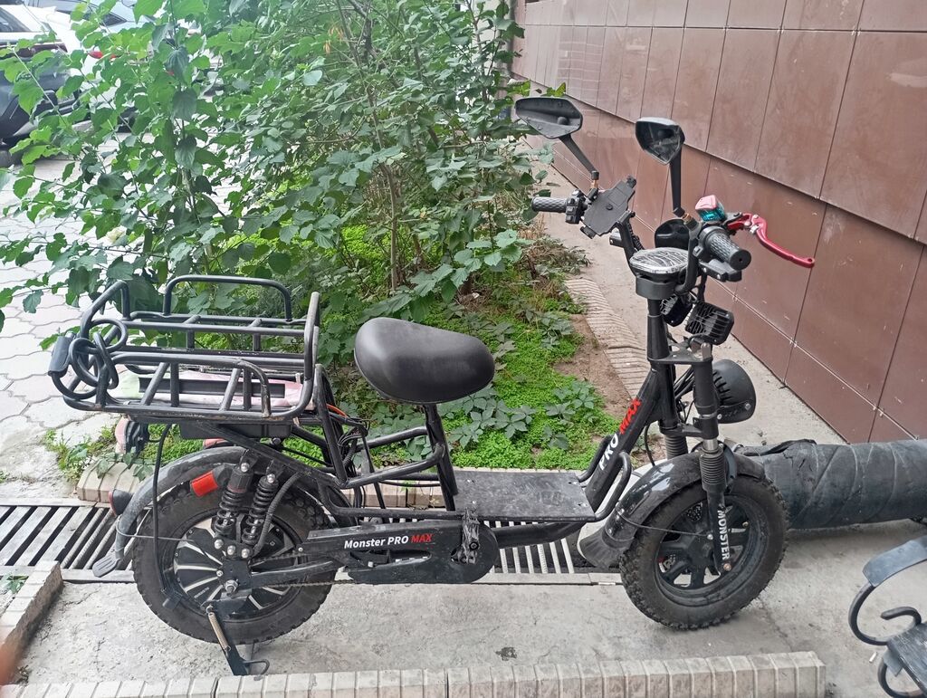 Члем+2 аккумулятор120км Электроскутер Monster PRO MAX (сидячий) -: фото 3