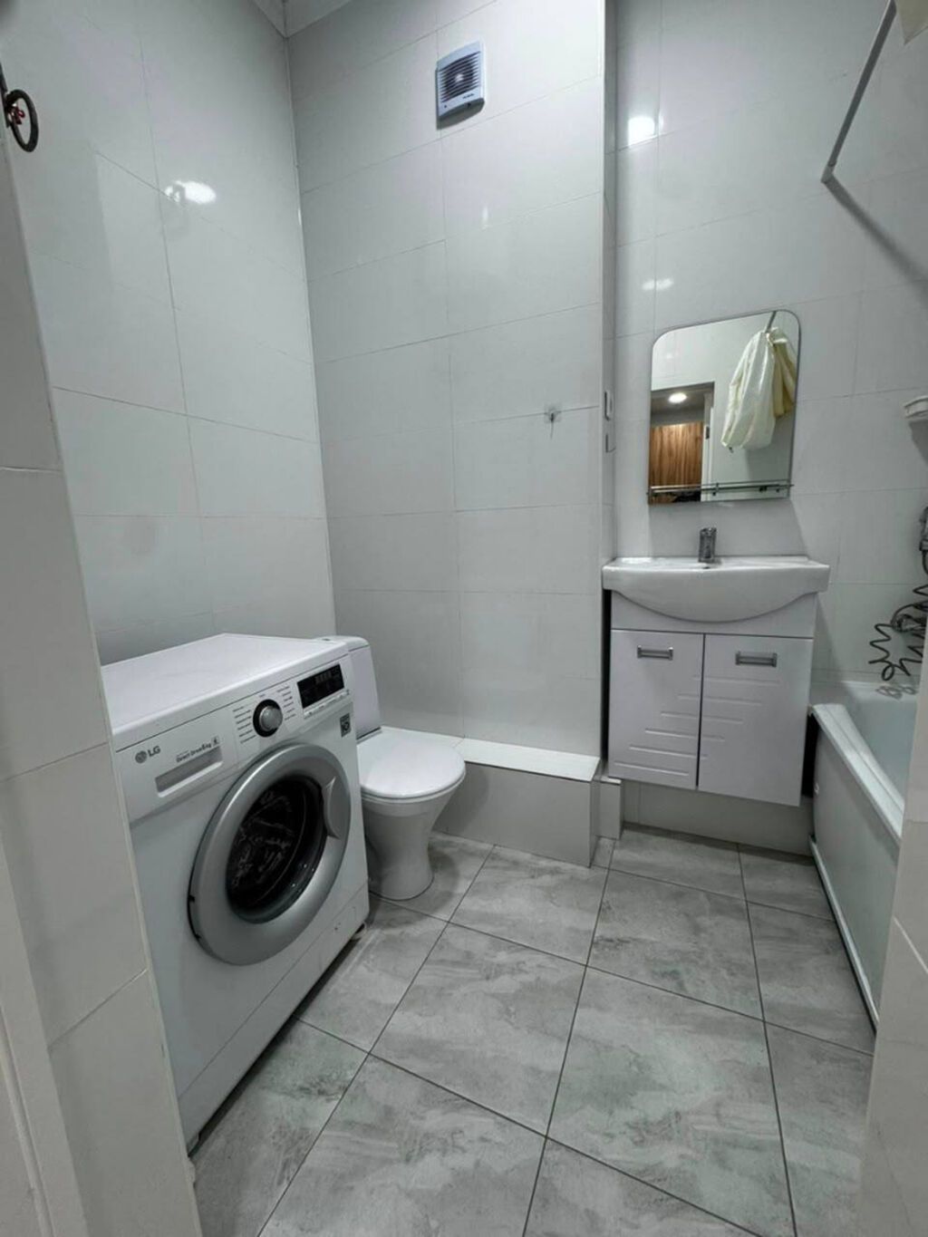 1 комната, 49 м², Джал мкр (в т.ч. Верхний, Нижний, Средний) Элитка, 9 этаж, Евроремонт: фото 7