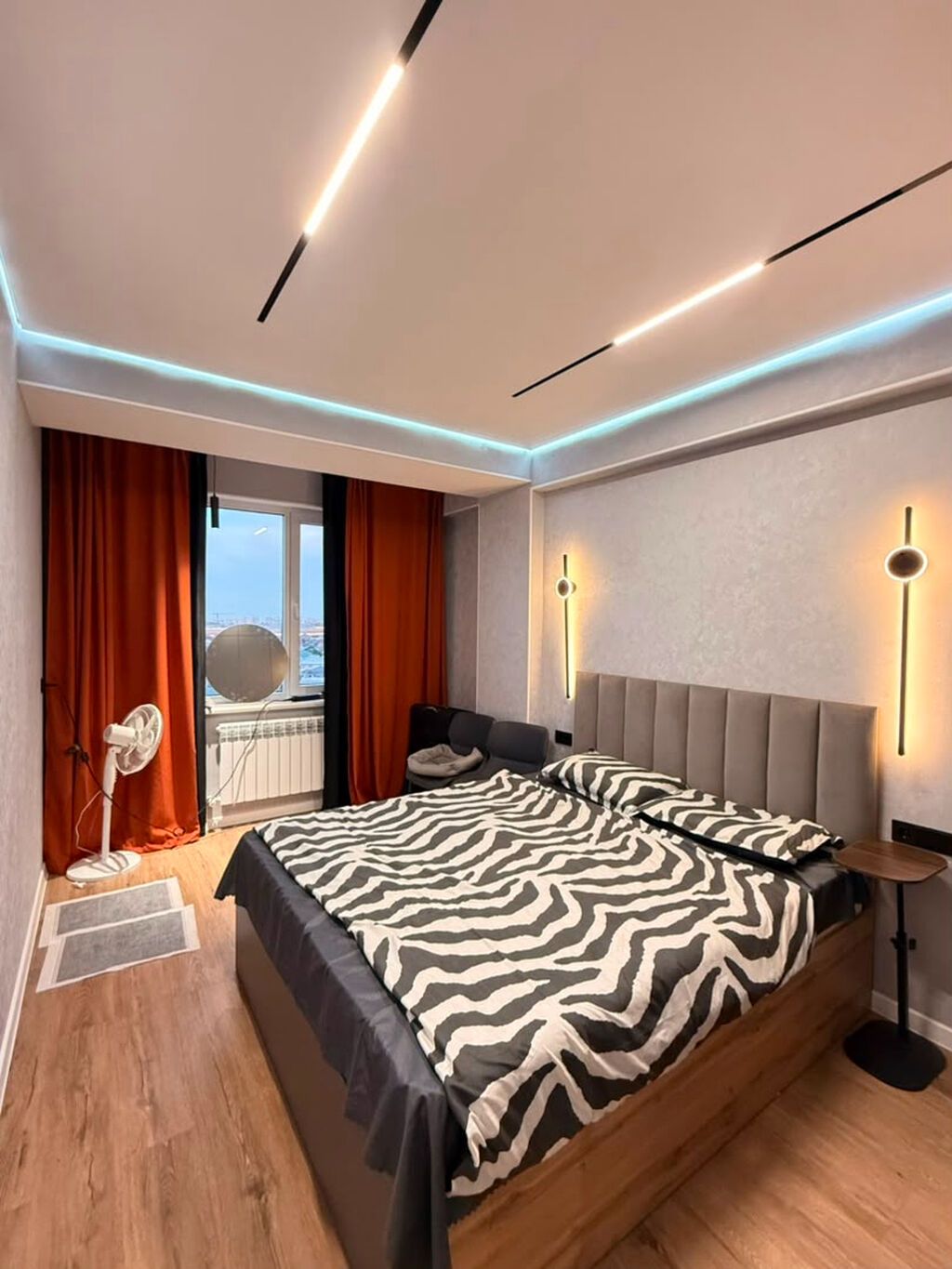 2 комнаты, 62 м², Кок-Жар ж/м Элитка, 9 этаж, Дизайнерский ремонт: фото 7