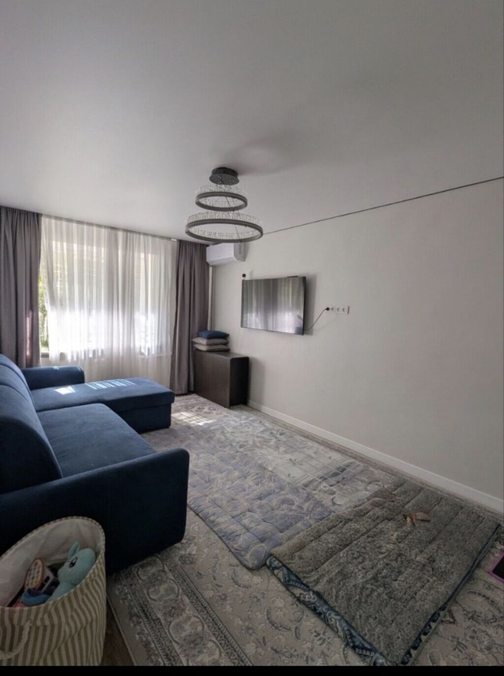 2 комнаты, 44 м², бульвар Эркиндик Хрущевка, 1 этаж, Свежий ремонт: фото 1