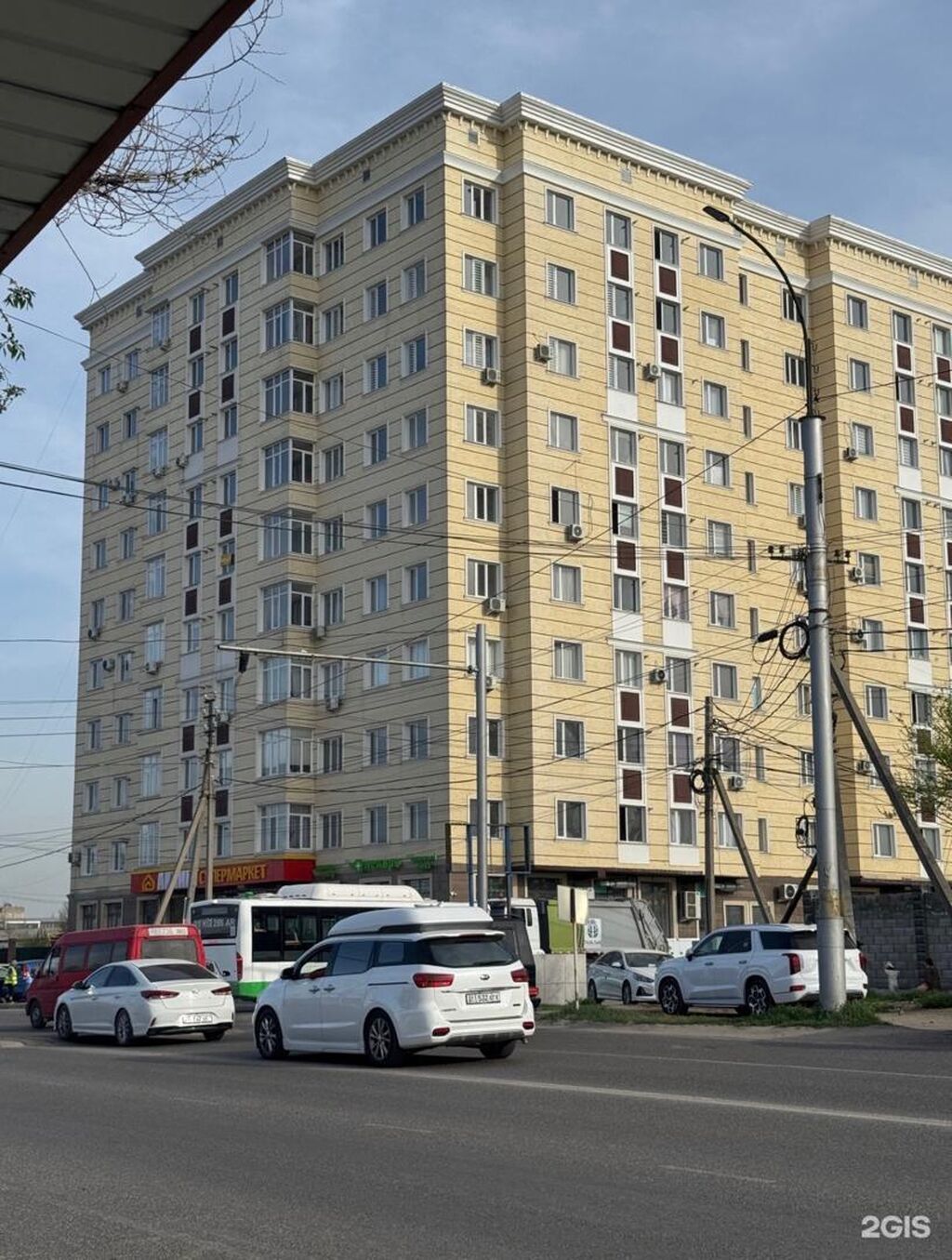 2 комнаты, 5 м², Аламедин-1 мкр 10 этаж, ПСО (под самоотделку): фото 1