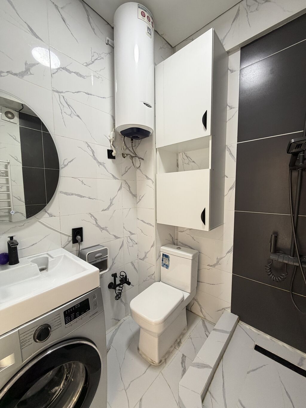 1 комната, 40 м², Джал мкр (в т.ч. Верхний, Нижний, Средний) Элитка, 13 этаж, Косметический ремонт: фото 8