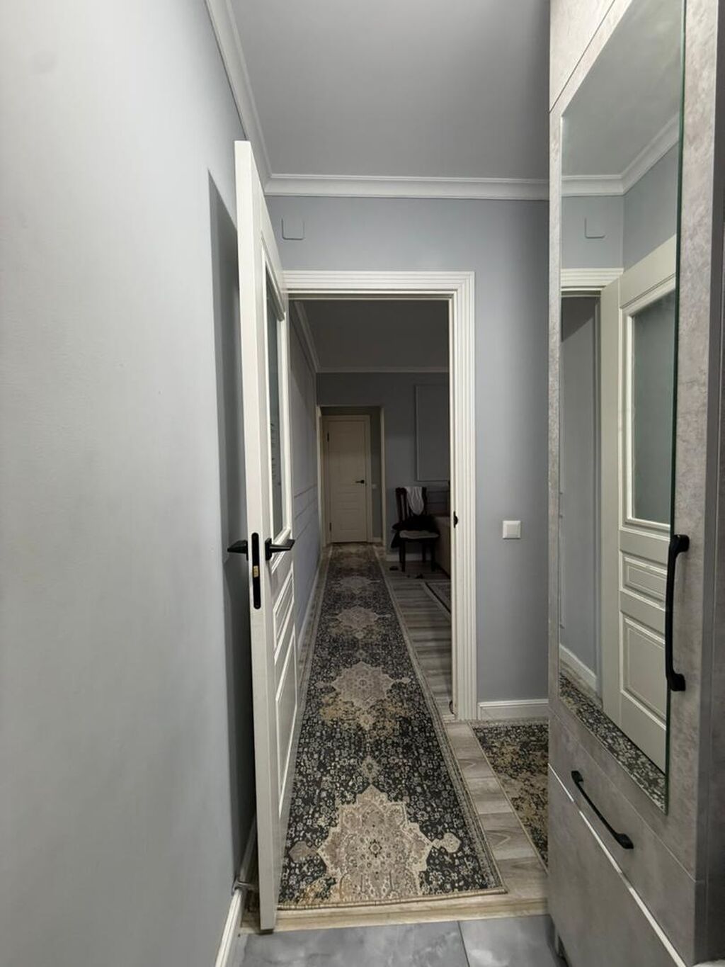 3 комнаты, 58 м², Центральная мечеть 104 серия, 4 этаж, Евроремонт: фото 4