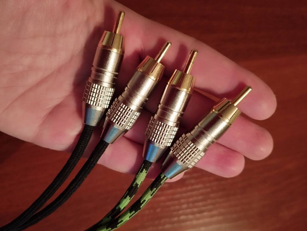 Межблочный кабель DIN 5 pin на RCA. Длина 60 см. Бескислородная медь: фото 2