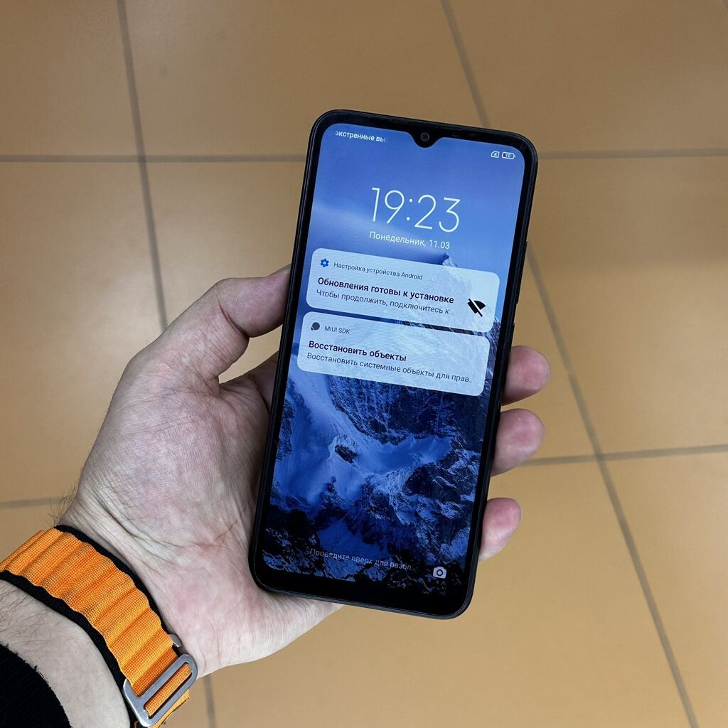 Redmi, Redmi 10A, Б/у, 128 ГБ, цвет - Черный, 2 SIM: фото 2