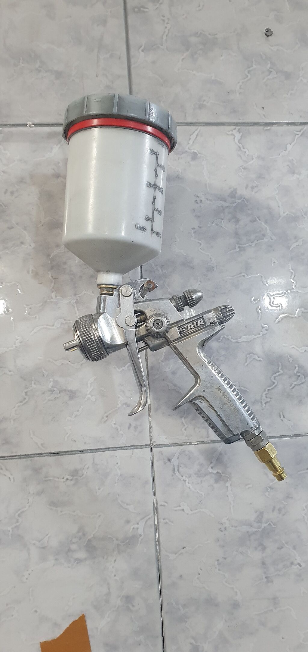 Çiləyicilər, pulverizatorlar: SATA Jet 3000 B RP boya tapançası - Üst qidalanmalı plastik ölçülü