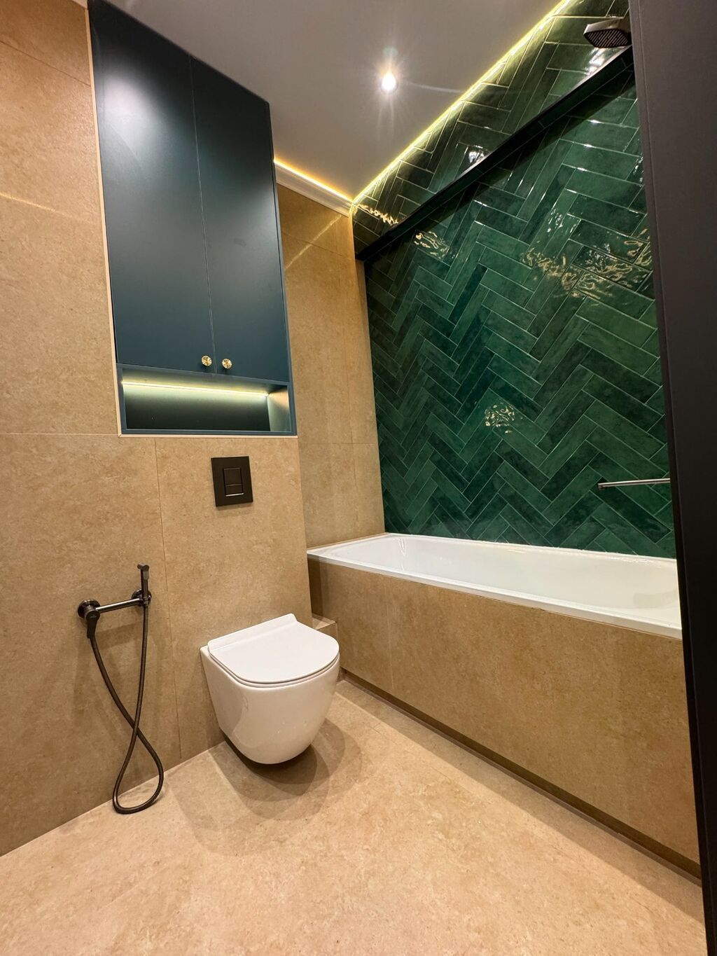 1 комната, 43 м², Асанбай мкр Элитка, 7 этаж, Евроремонт: фото 6