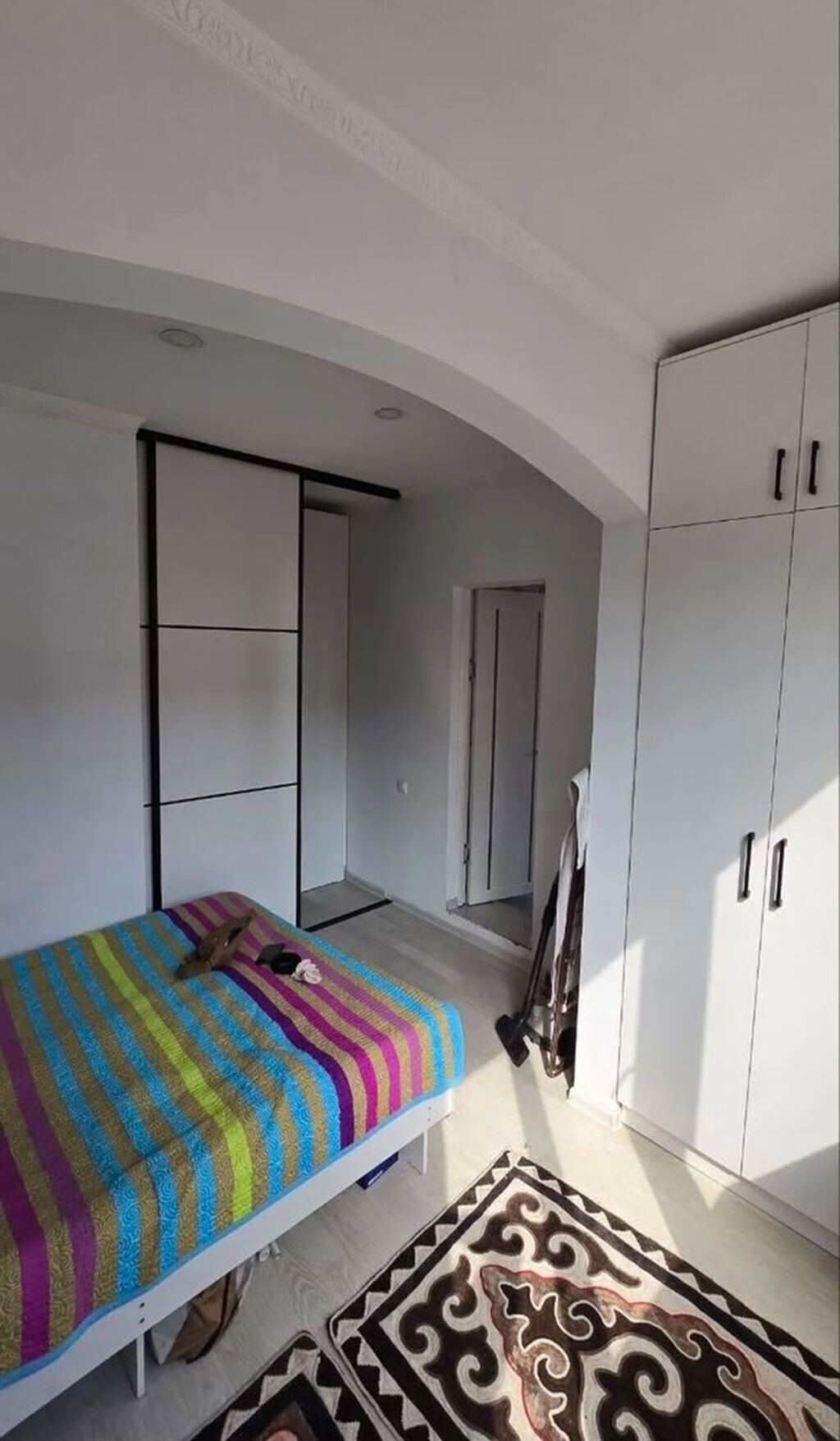 2 комнаты, 56 м², Кок-Жар ж/м 106 серия улучшенная, 3 этаж, Евроремонт: фото 6