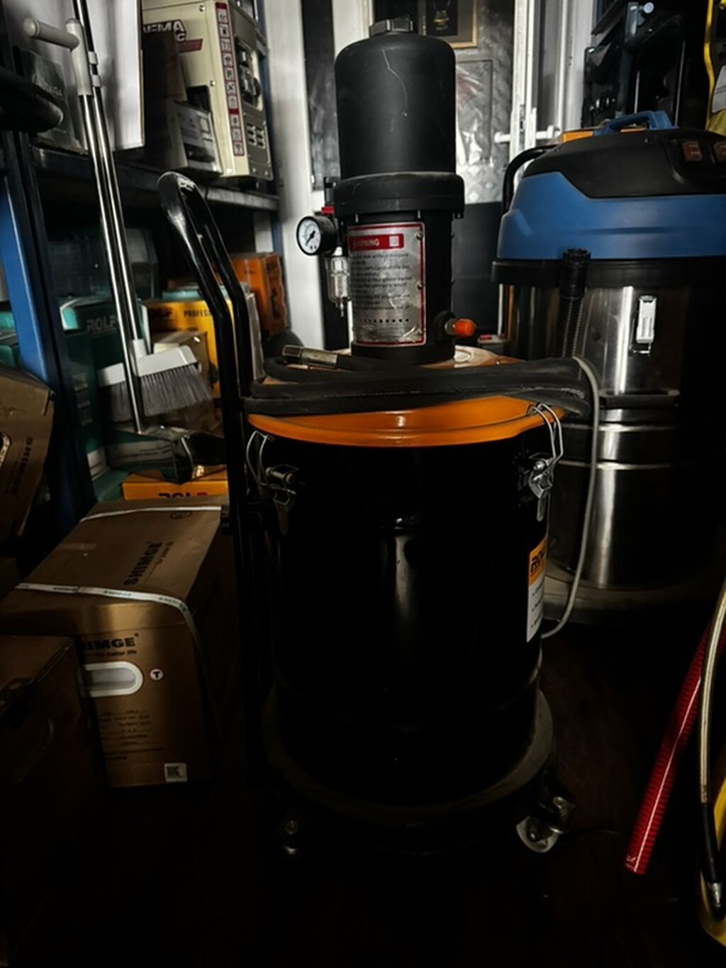 Пневматический насос для густой смазки ROLF TOP-2040GB (High Pressure: фото 4