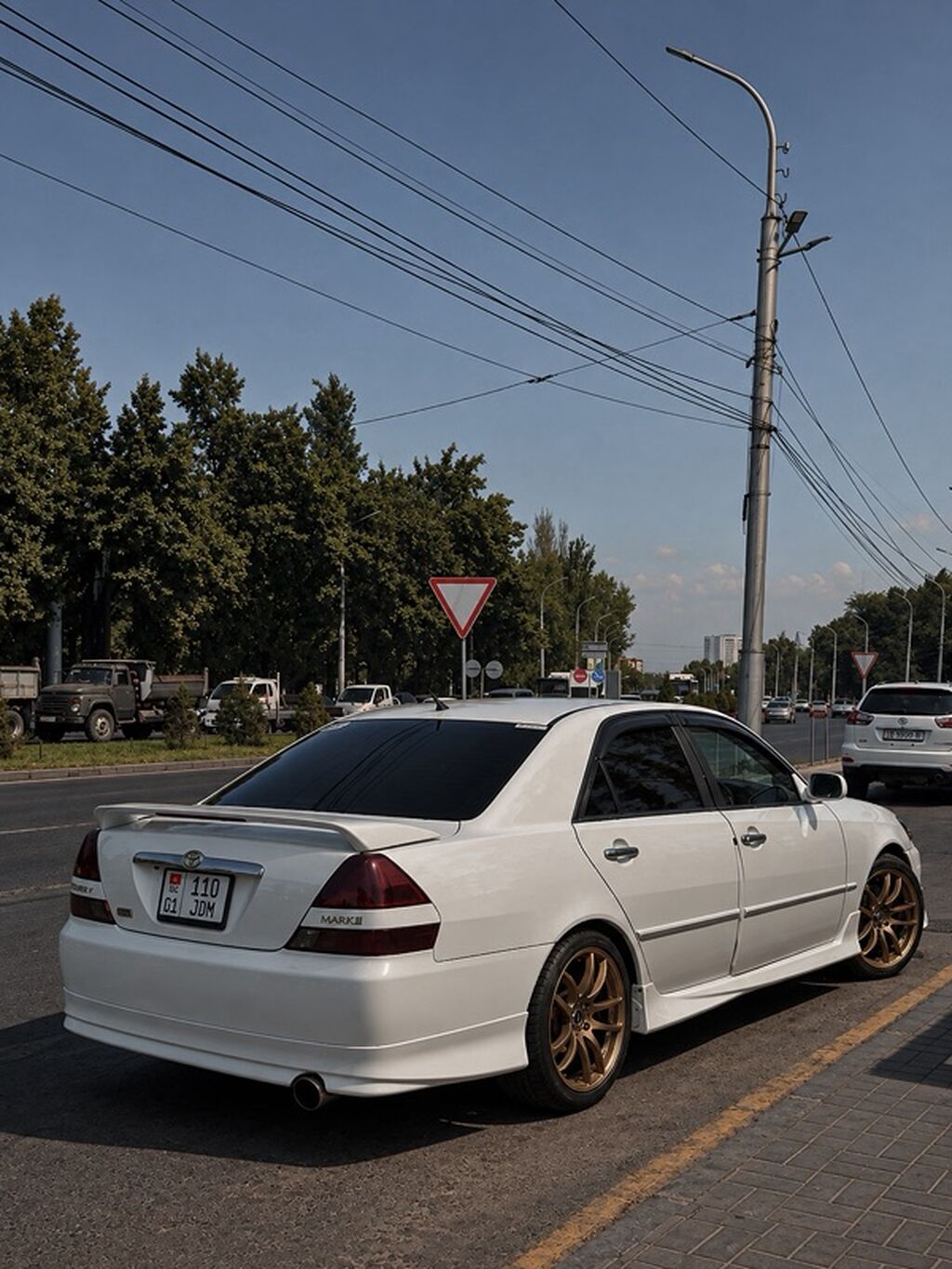Toyota Mark II: 2001 г., 2.5 л, Автомат, Бензин, Седан: фото 7