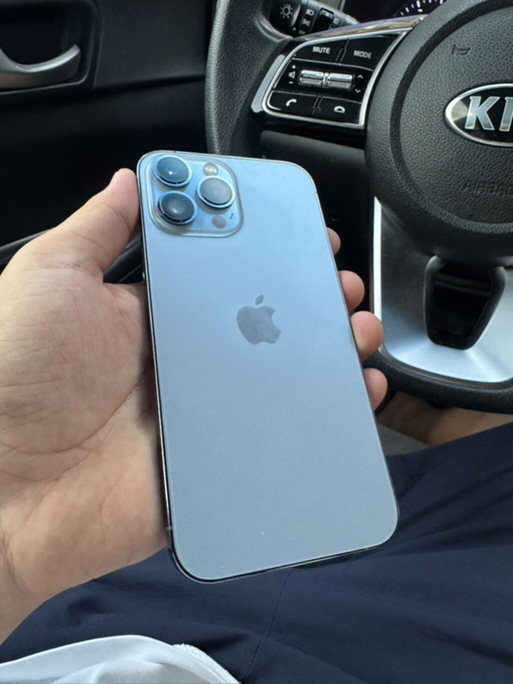 IPhone 13 Pro Max, Б/у, 128 ГБ, Sierra Blue, Коробка, 78 %: фото 2