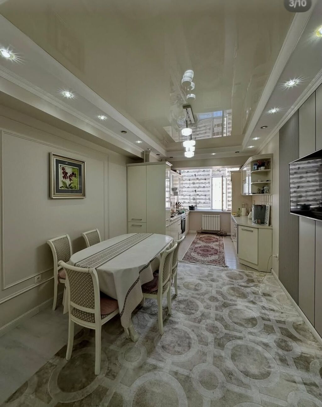 3 комнаты, 114 м², 7 мкр Элитка, 6 этаж, Свежий ремонт: фото 2