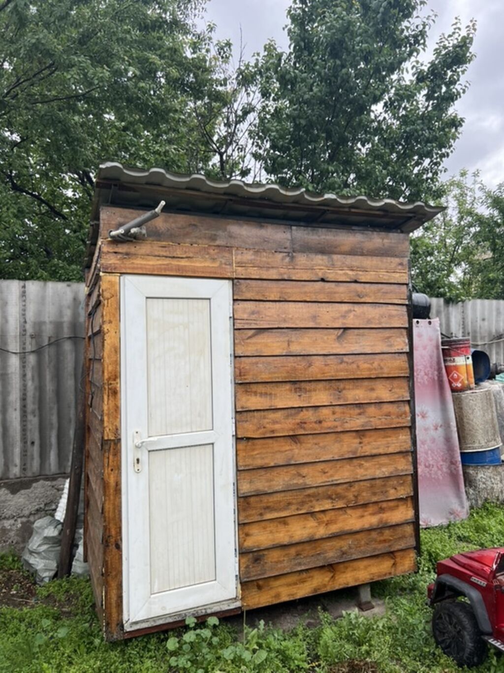 Туалетная кабинка, будка, Материал: Дерево — фото 4