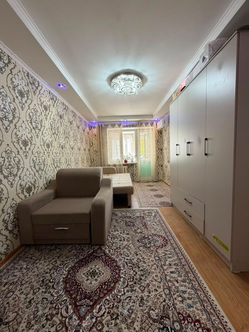 1 комната, 38 м², ул. Ахунбаева / Малдыбаева 104 серия, 3 этаж, Свежий ремонт: фото 5