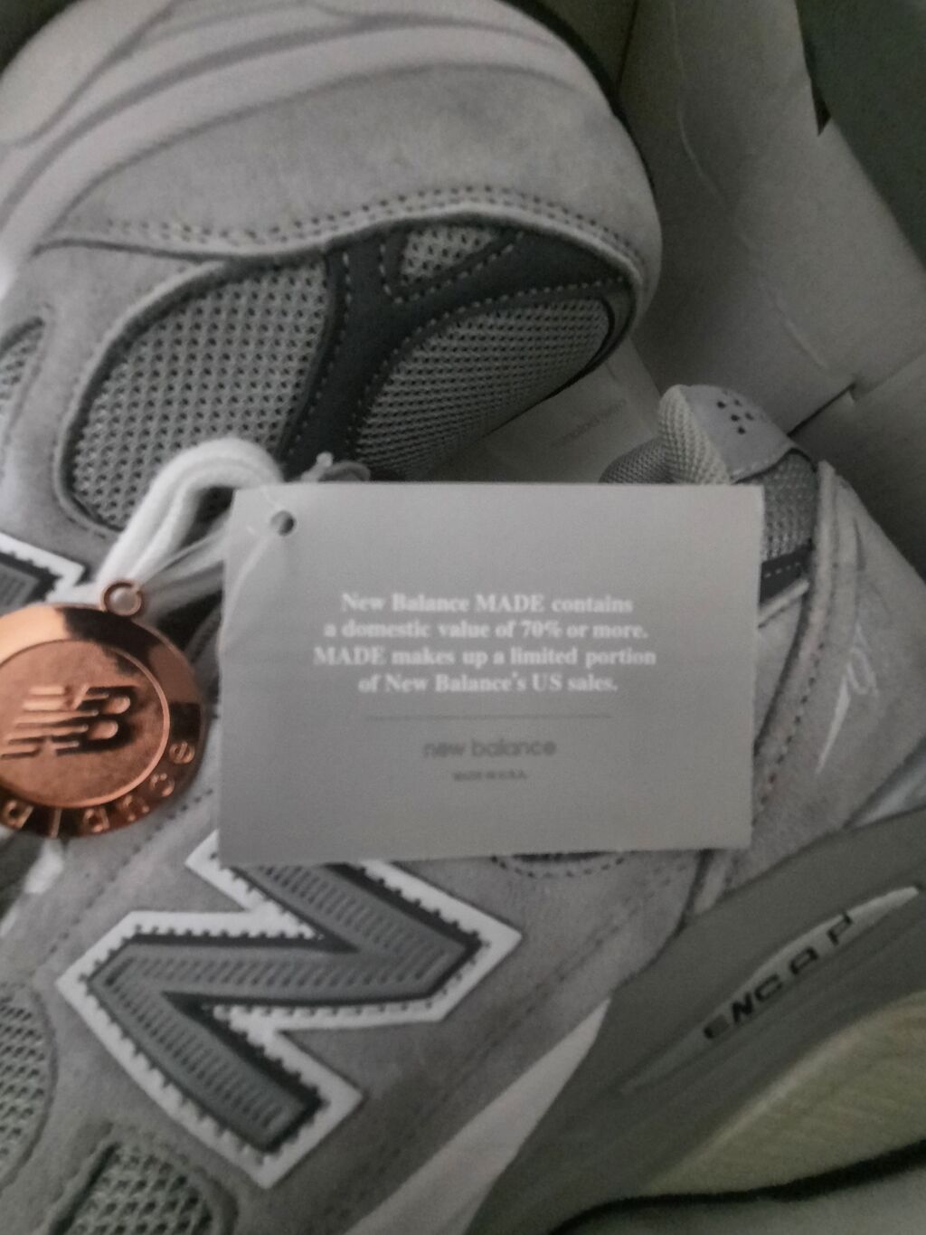 Мужские кроссовки, 41, New Balance, Новый, цвет - Серый, Платная доставка: фото 2