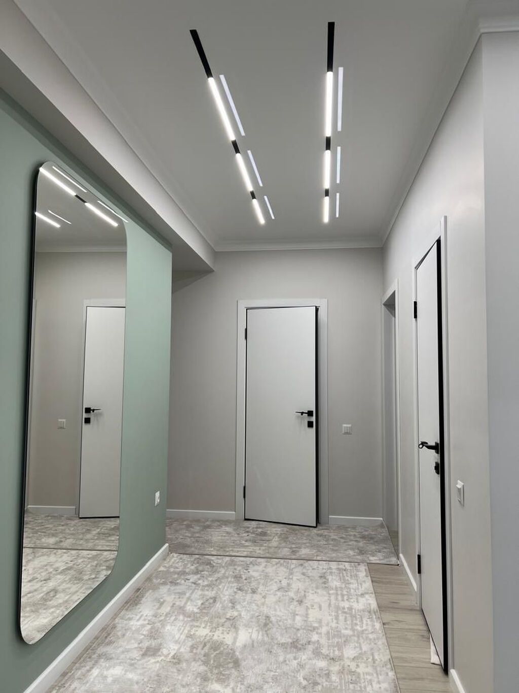 3 комнаты, 90 м², Асанбай мкр Элитка, 3 этаж, Дизайнерский ремонт: фото 3