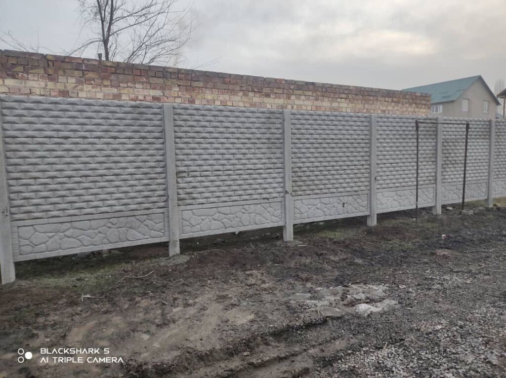 Декоративные бетонные заборы и калитки из еврозабора - Материал — фото 5