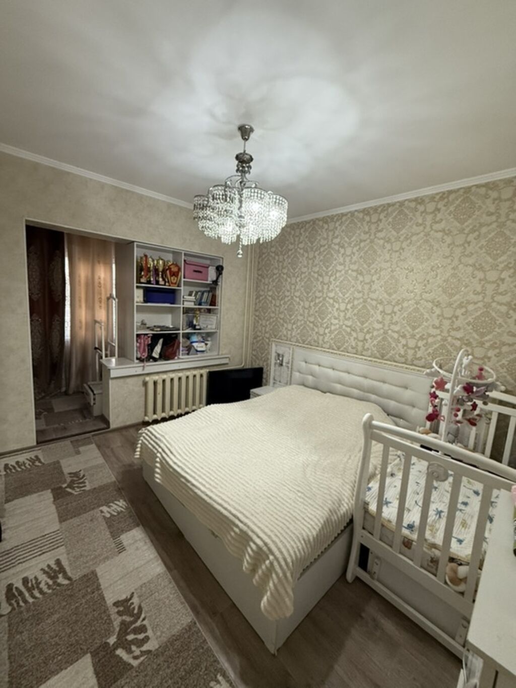 3 комнаты, 62 м², Аламедин-1 мкр 105 серия, 1 этаж, Евроремонт: фото 4