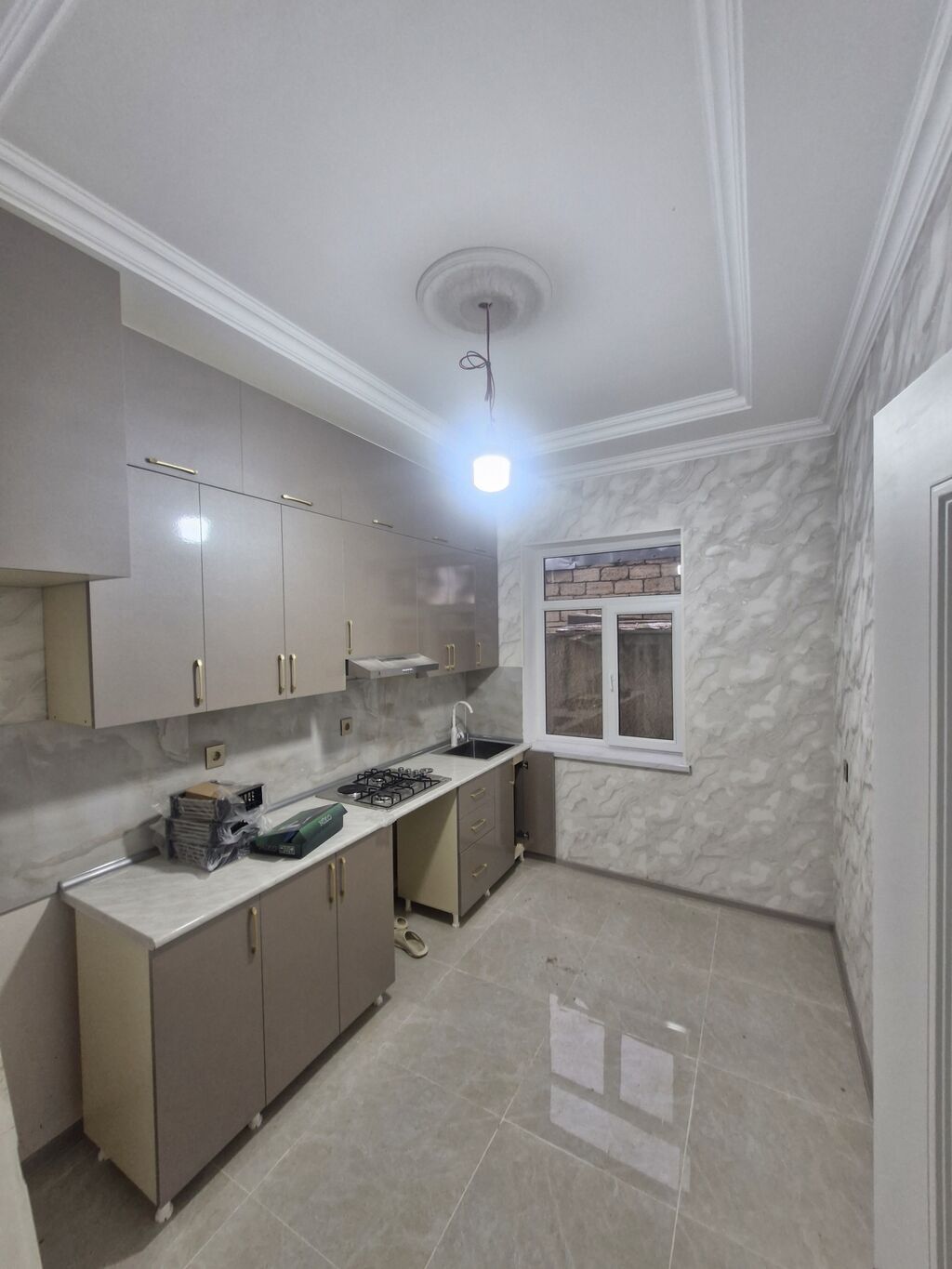 4 otaqlı, 120 kv. m, Kredit yoxdur, Yeni təmirli