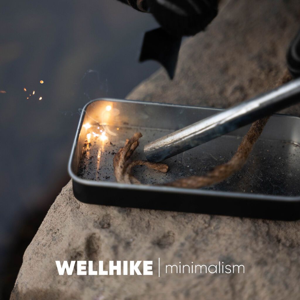 Огниво WellHike Bushcraft с металлическим скребком и верёвочным: фото 2