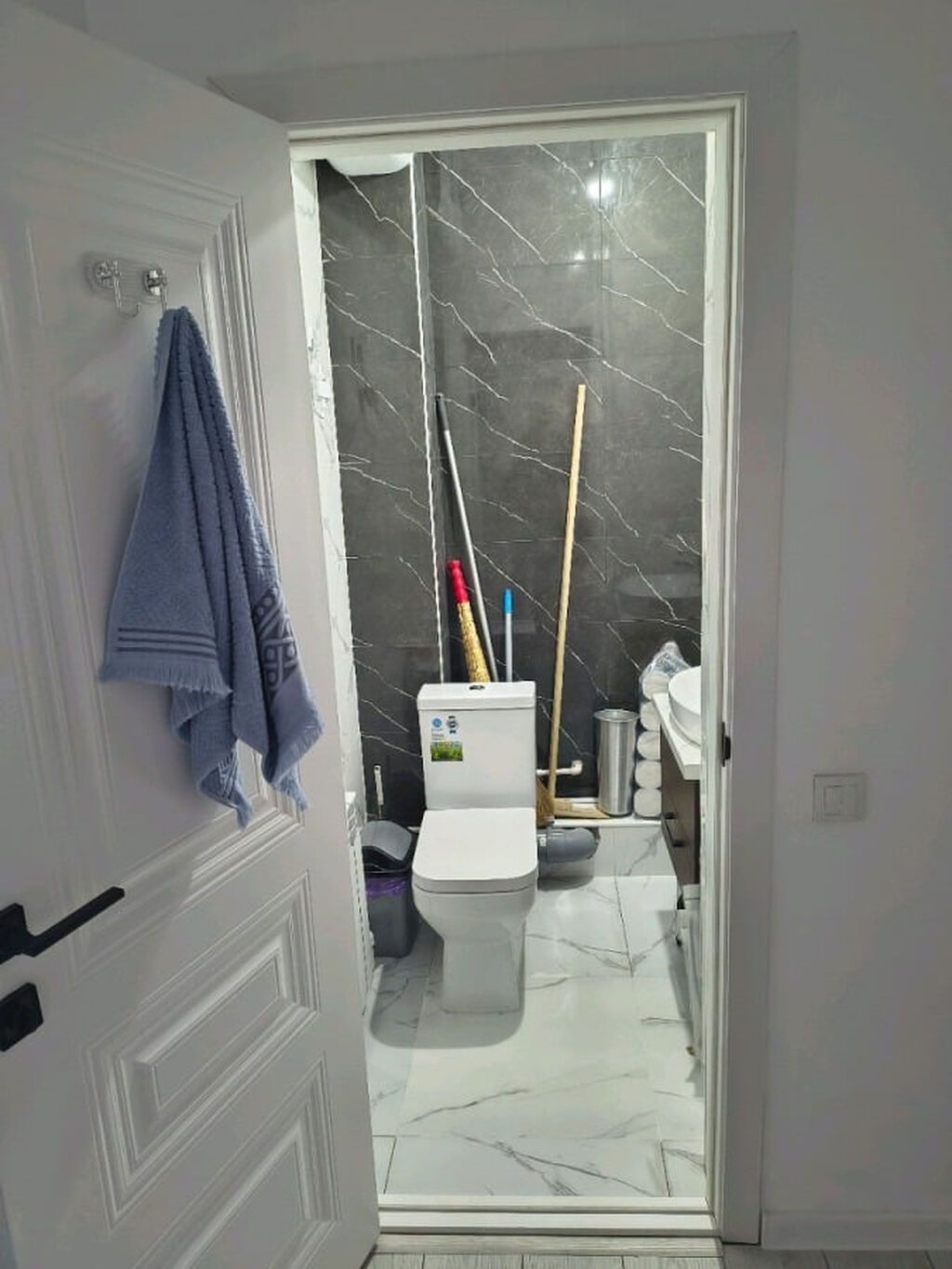 3 комнаты, 85 м², Ала-Арча ж/м Элитка, 12 этаж, Евроремонт: фото 8