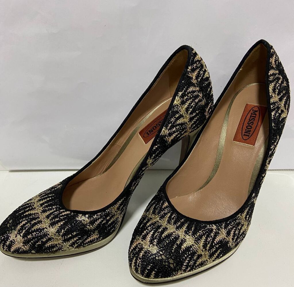 Туфли "Missoni" original размер 37, высота каблука 11 см. Без коробки: фото 4