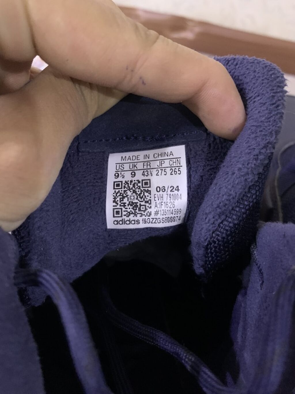 Мужские кроссовки, 43, Adidas, Б/у, цвет - Синий, Самовывоз, Платная доставка: фото 5