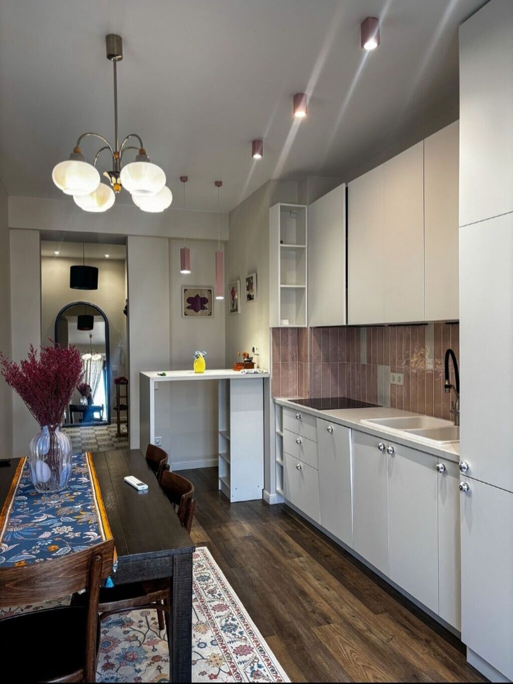 2 комнаты, 50 м², Кок-Жар мкр Элитка, 12 этаж, Дизайнерский ремонт: фото 2