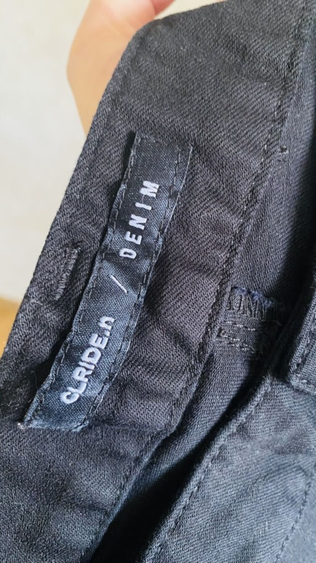 Новые черные джинсовые шорты Classic Denim. - Цвет: глубокий черный -: фото 5