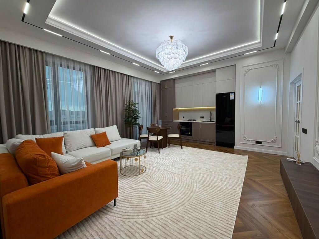 3 комнаты, 92 м², Орто-Сай с. Элитка, 4 этаж, Дизайнерский ремонт: фото 3