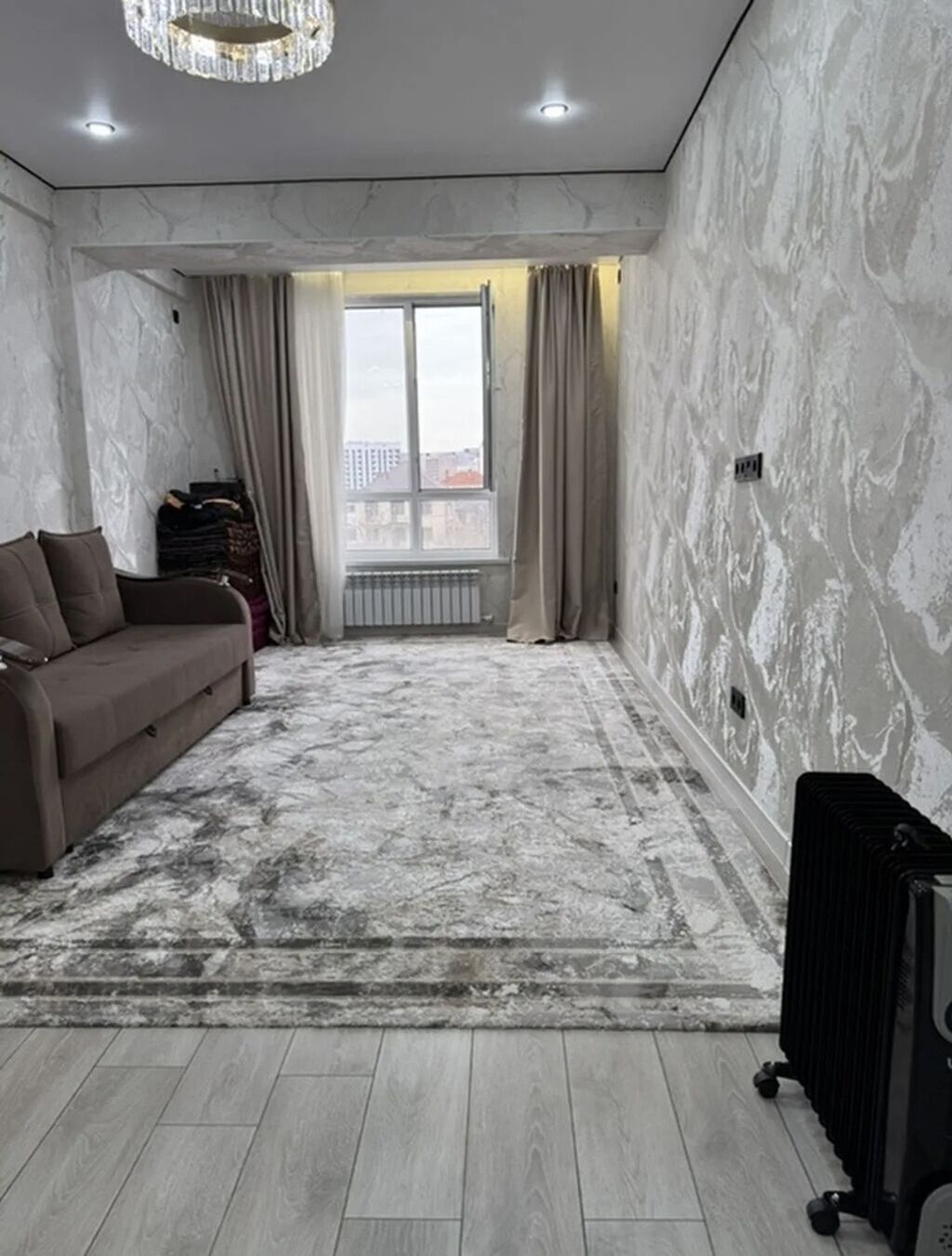1 комната, 46 м², Джал мкр (в т.ч. Верхний, Нижний, Средний) Элитка, 4 этаж, Евроремонт: фото 2