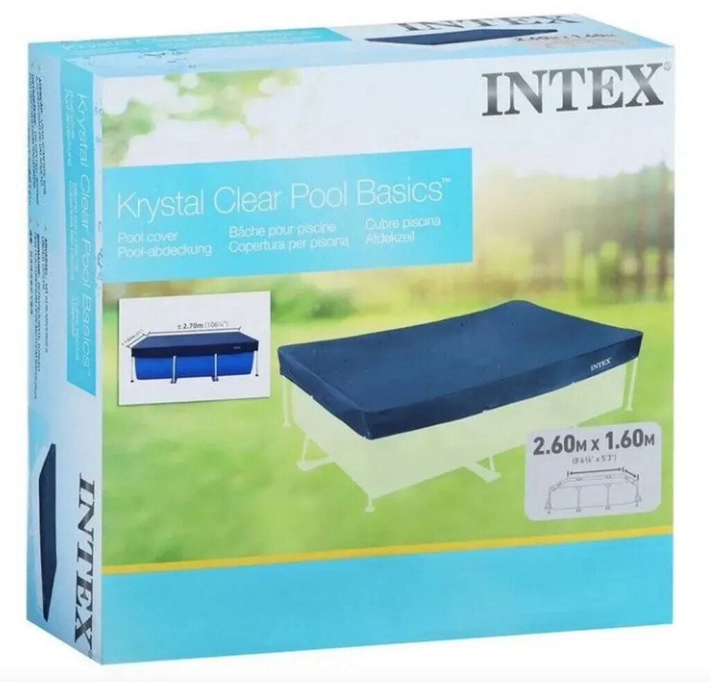 Тент для бассейна Intex 28036 Купить в Бишкеке — для каркасных — фото 3