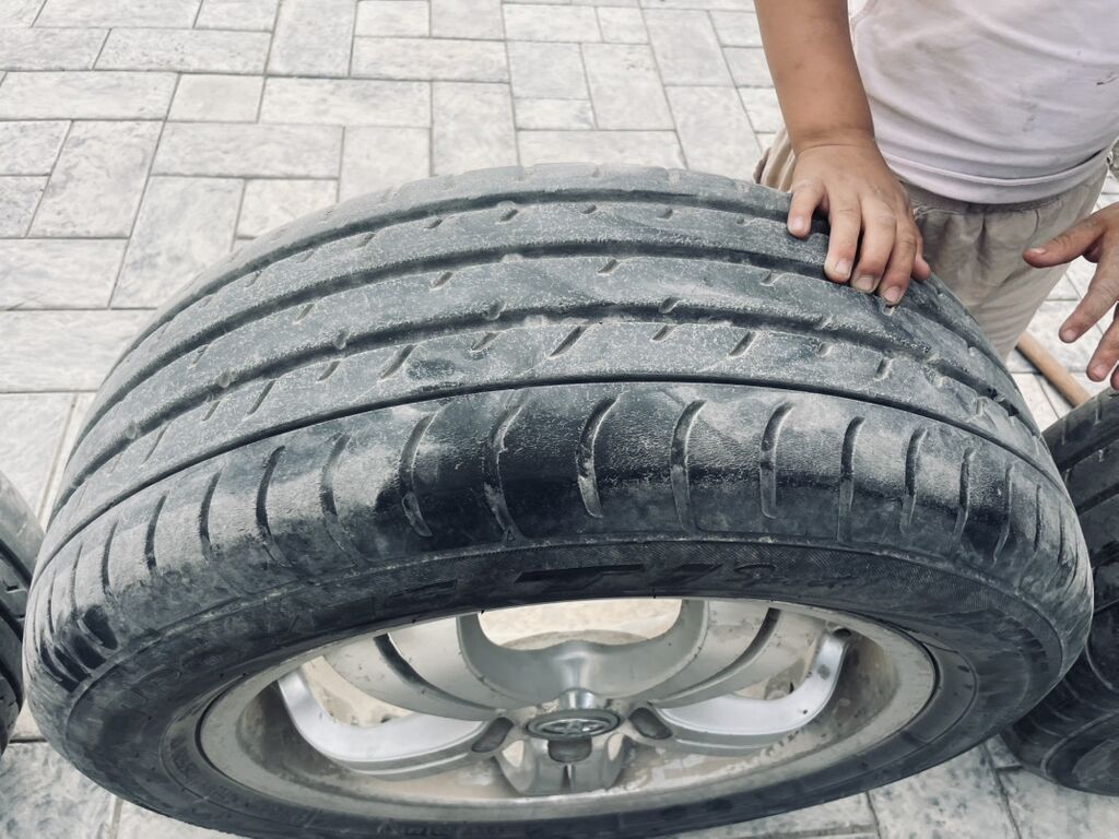 Комплект из 4 колёс на легкосплавных дисках Toyota. Характеристики: -: фото 5