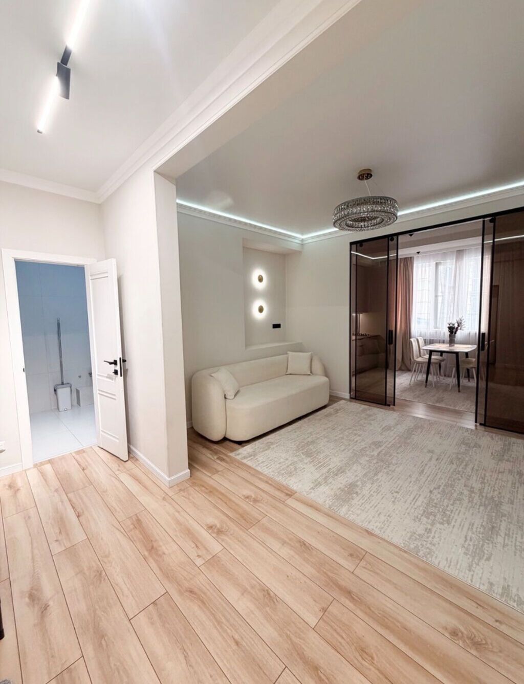 2 комнаты, 60 м², Кара-Жыгач ж/м Элитка, 2 этаж, Дизайнерский ремонт: фото 7