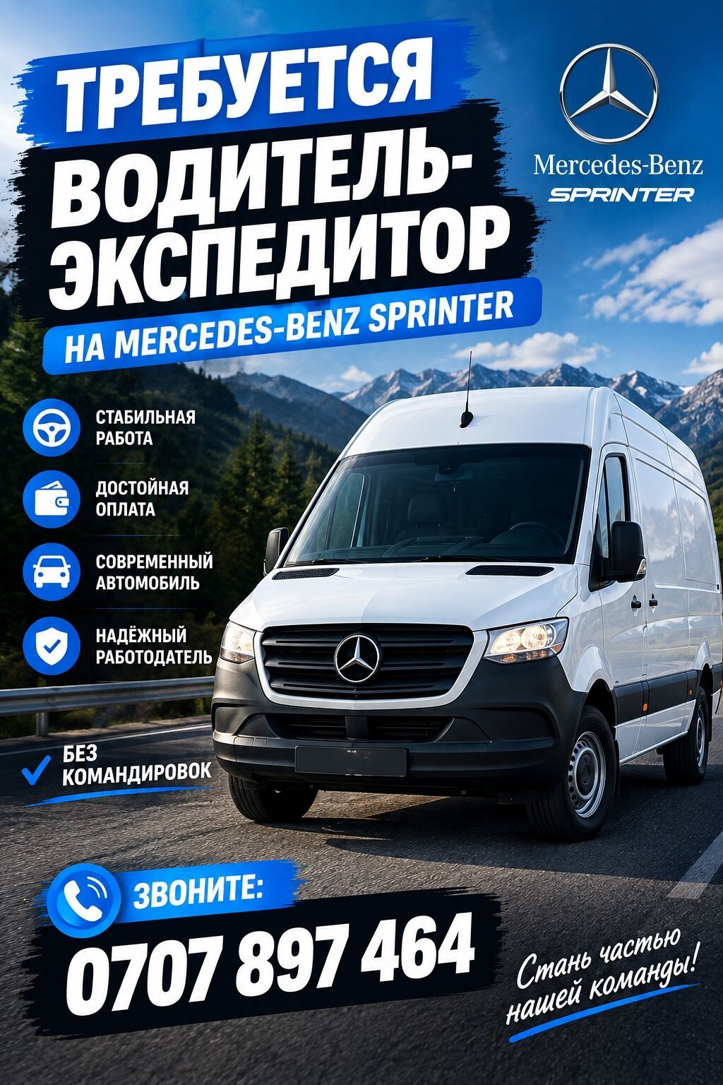 Водитель-экспедитор, Транспорт компании