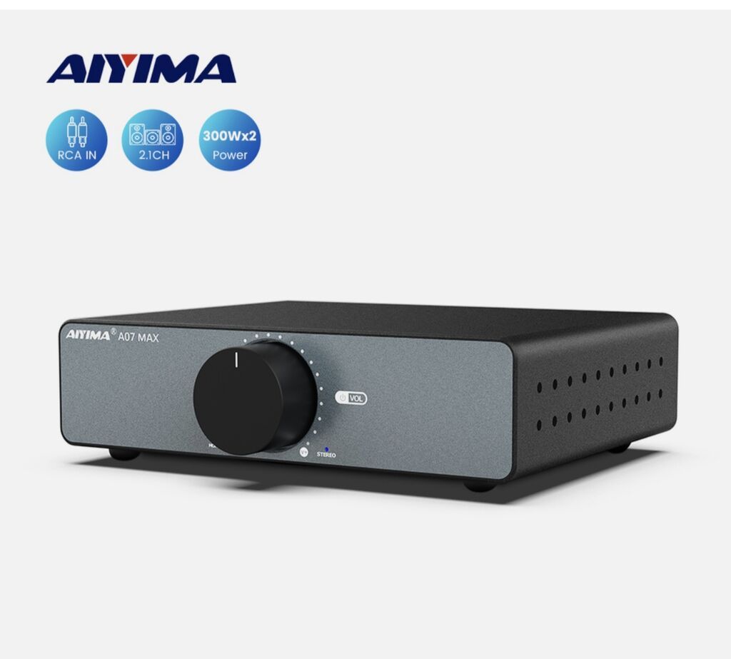 Усилители звука: Новый, Домашний, 300 Вт, Класс: D, Каналов: 2