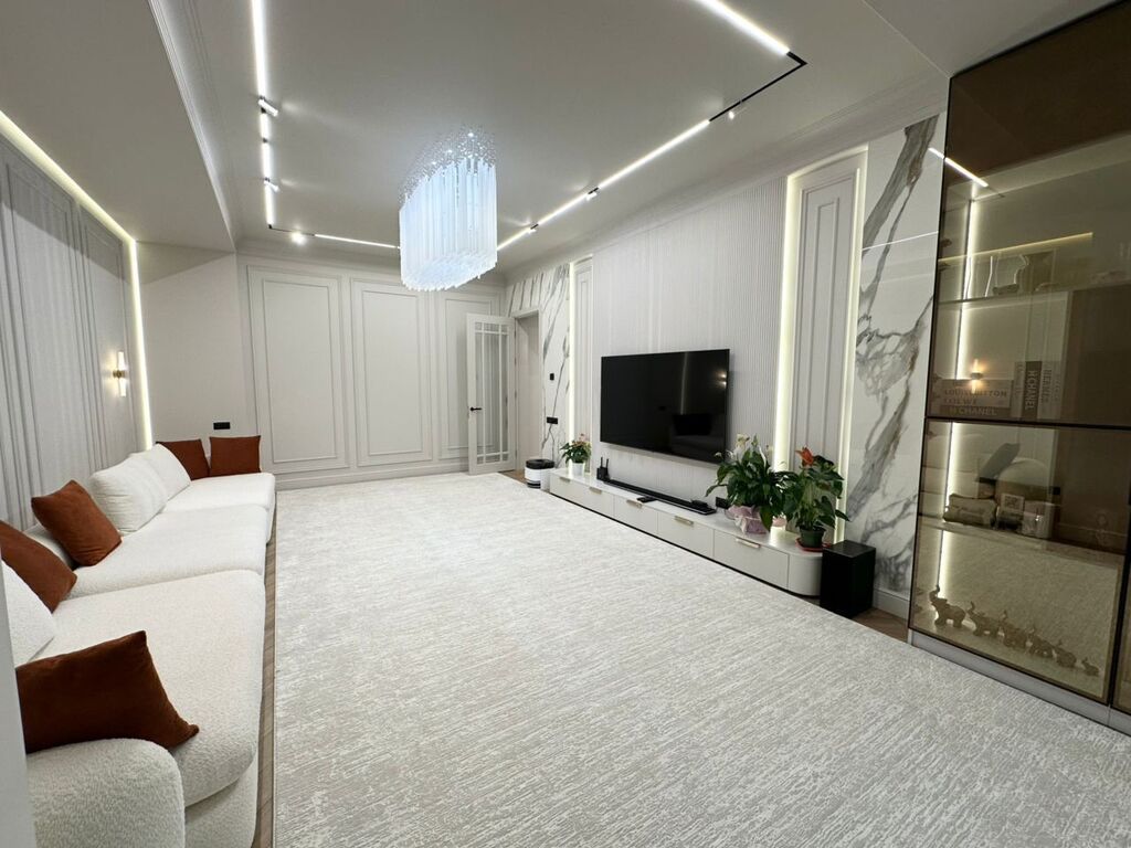 4 комнаты, 137 м², Асанбай мкр Элитка, 1 этаж, Дизайнерский ремонт: фото 7