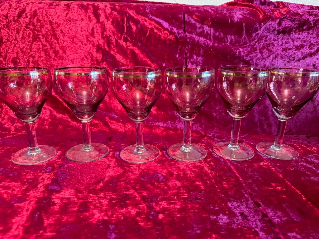 Фужеры Советские, цветные! Комплект 6шт. Высота: 300 KGS Стаканы ...