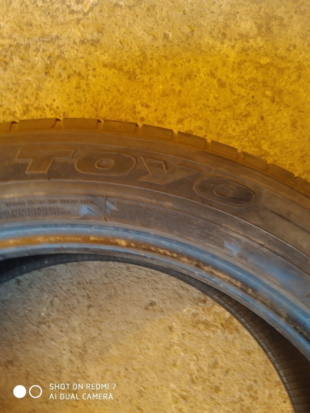225/55r19 лето 4шт порезов и грыжи нет остаток протектора 70%. цена: фото 3