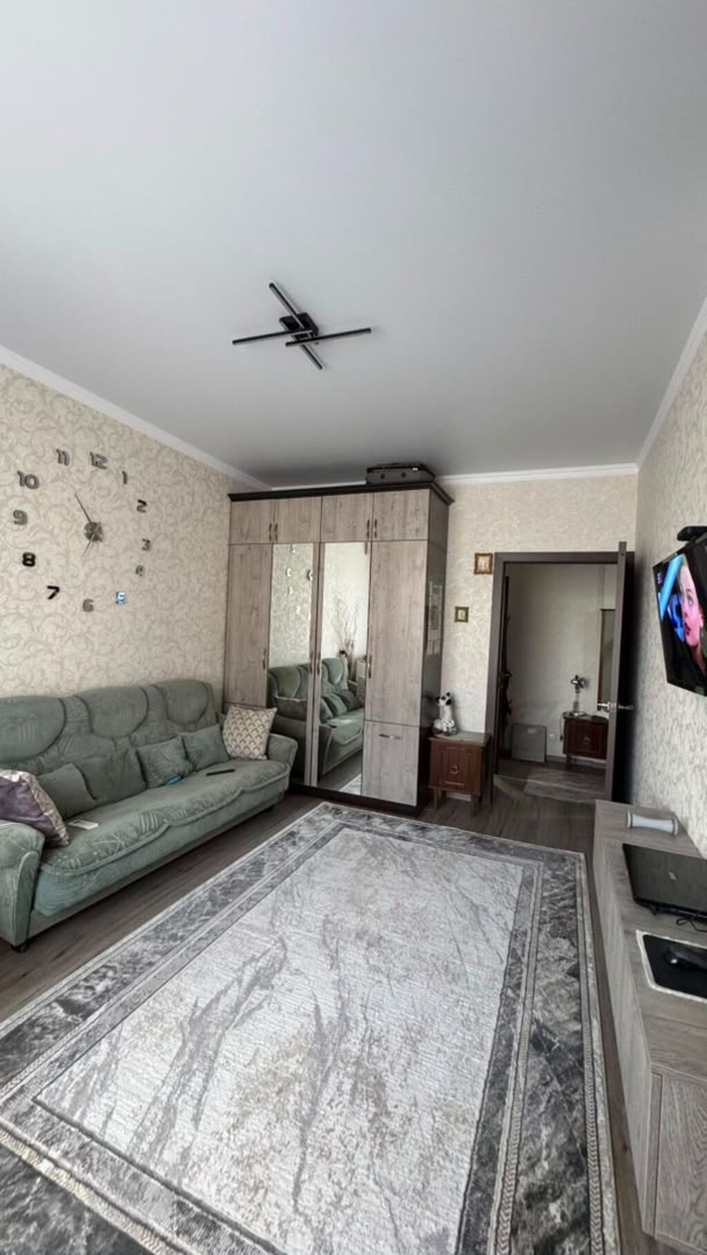 1 комната, 38 м², ул. Чынгыз Айтматова Элитка, 11 этаж, Евроремонт: фото 2