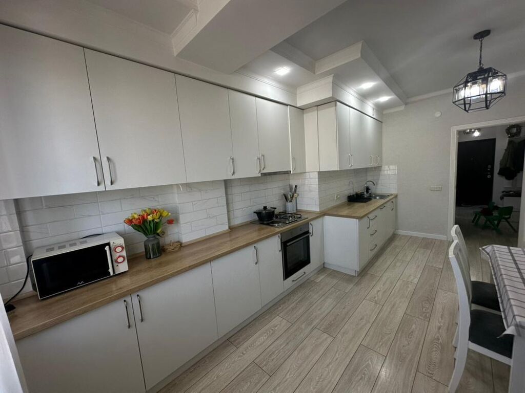 3 комнаты, 100 м², Уметалиева/Фрунзе Элитка, 8 этаж, Свежий ремонт: фото 3