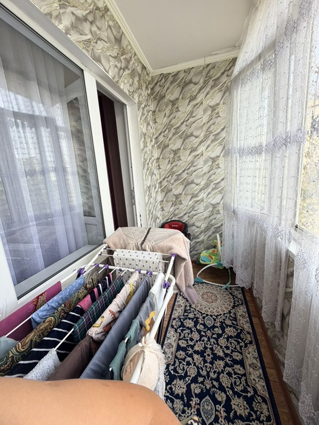 2 комнаты, 52 м², Дордой Плаза ТРЦ 105 серия, 4 этаж, Косметический ремонт: фото 6
