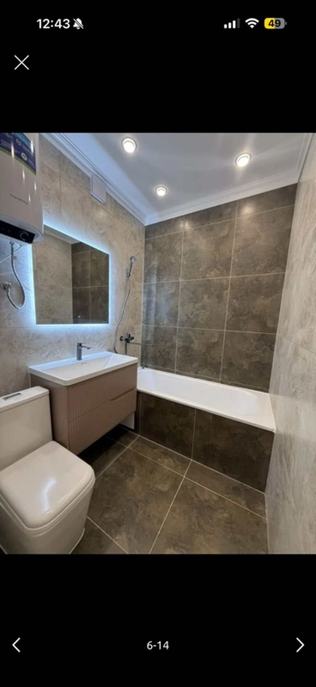 1 комната, 55 м², 1 этаж, Свежий ремонт: фото 4