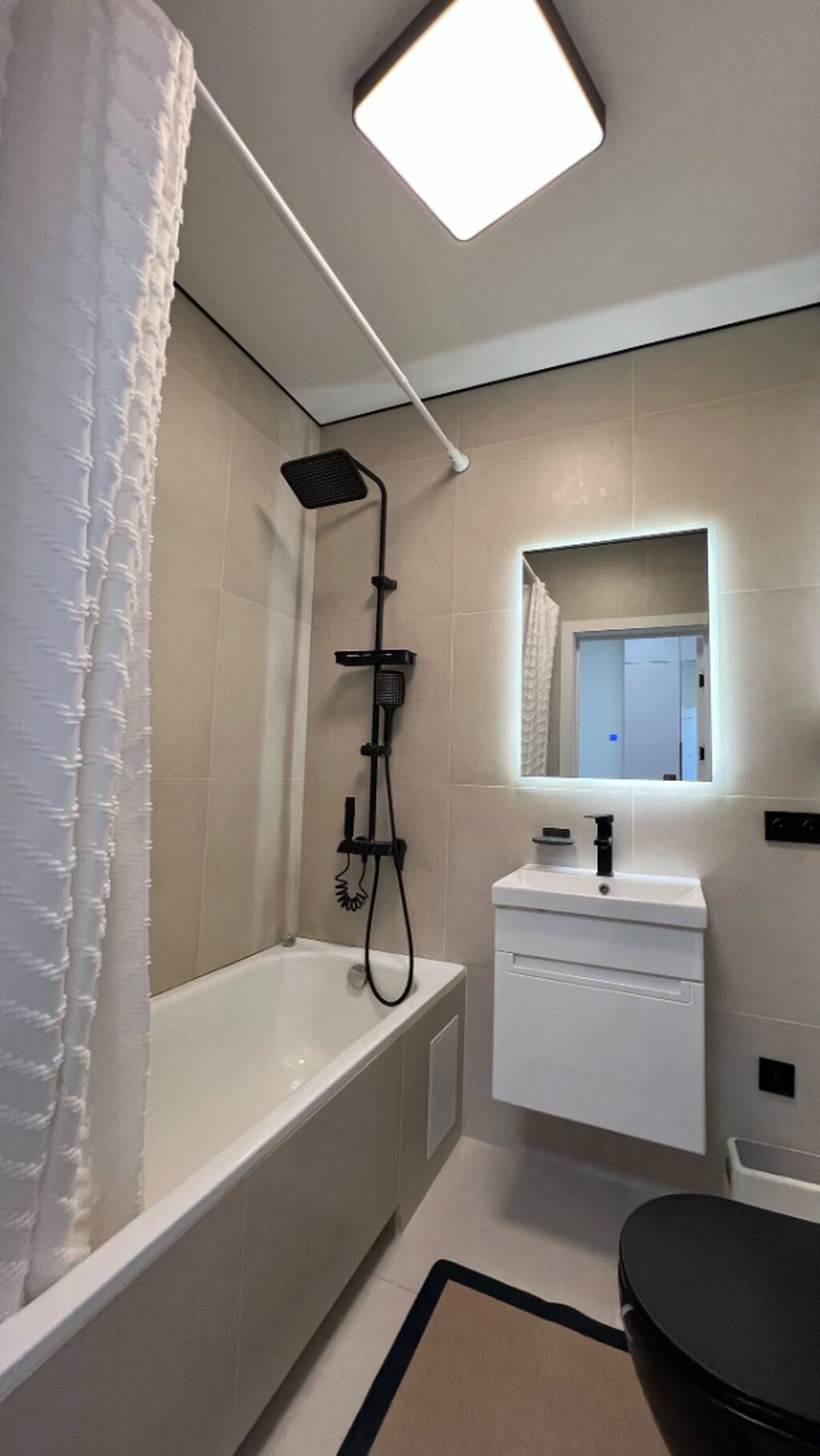 1 комната, 45 м², Тунгуч мкр Элитка, 12 этаж, Евроремонт: фото 7