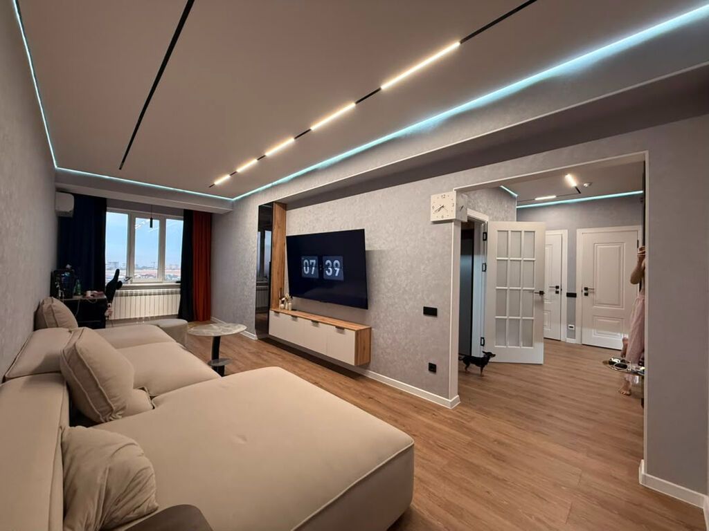 2 комнаты, 62 м², Кок-Жар ж/м Элитка, 9 этаж, Дизайнерский ремонт: фото 3