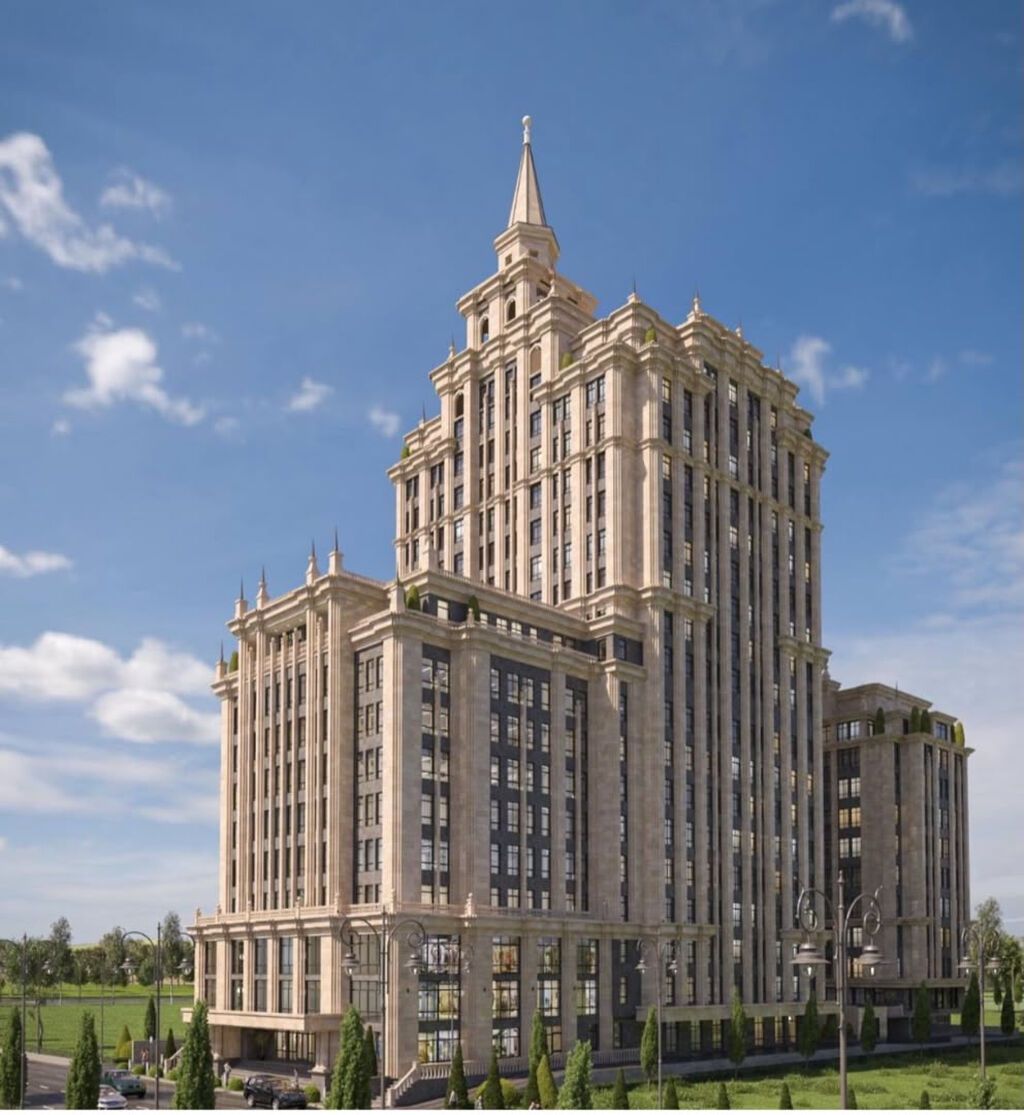 2 комнаты, 59 м², Бишкек Парк ТРЦ Элитка, 18 этаж, ПСО (под самоотделку): фото 3