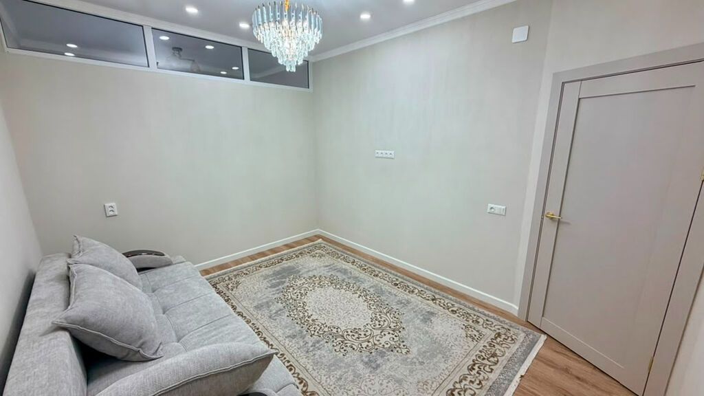 2 комнаты, 51 м², Таш-Рабат ТРЦ Элитка, 13 этаж, Свежий ремонт: фото 7
