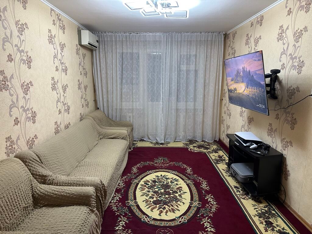 3 комнаты, 4 мкр Собственник, Семейным, от 1 года, С мебелью полностью: фото 2