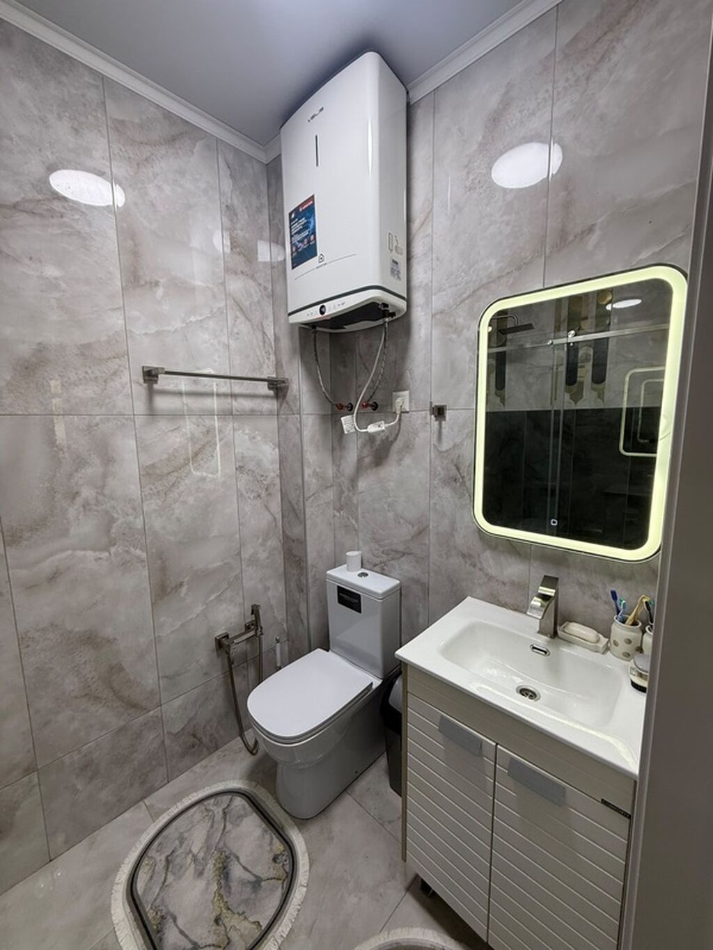 2 комнаты, 63 м², Асанбай мкр 5 этаж, Евроремонт: фото 8